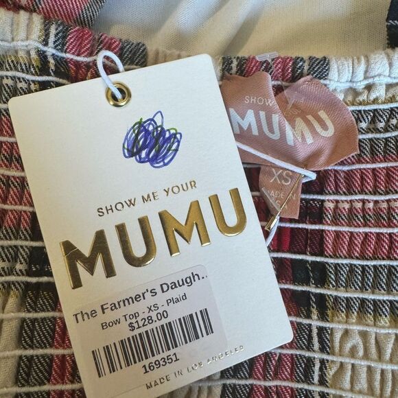 NWT Show Me Your Mumu Crop Bow Top - Picture 5 of 8